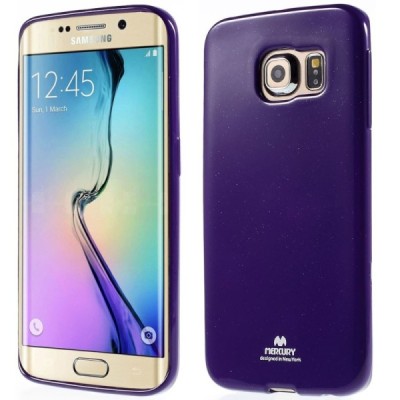 Samsung Galaxy S6 Edge (G925) Mercury violetinis kieto silikono tpu dėklas - nugarėlė / Priedai.lt