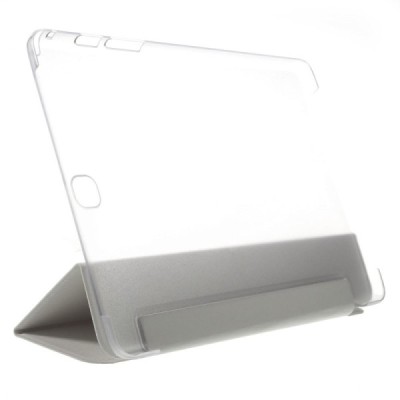 Samsung Galaxy Tab A 9.7 (T555, T550) plāns atvēramais balts maciņš / Vacins.lv