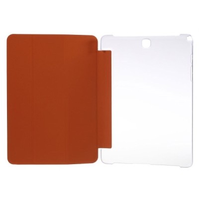 Samsung Galaxy Tab A 9.7 (T555, T550) plonas atverčiamas oranžinis dėklas / Priedai.lt