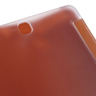 Samsung Galaxy Tab A 9.7 (T555, T550) plonas atverčiamas oranžinis dėklas / Priedai.lt