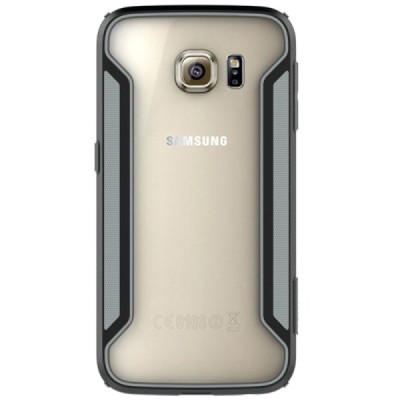 Samsung Galaxy S6 Edge Nillkin Slim melns rāmis (sānu apmale, bamperis) / Vacins.lv