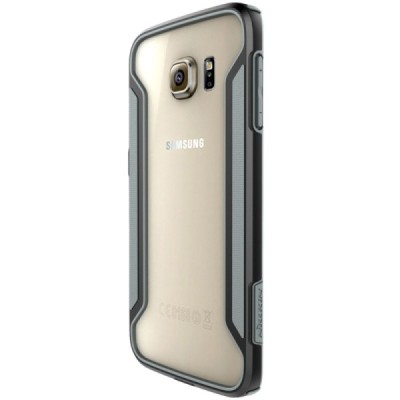 Samsung Galaxy S6 Edge Nillkin Slim melns rāmis (sānu apmale, bamperis) / Vacins.lv