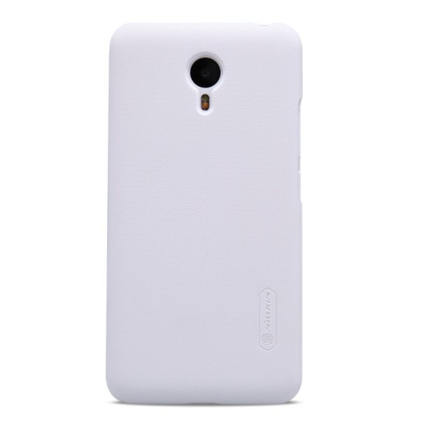 „Nillkin“ Frosted Shield dėklas - baltas + apsauginė ekrano plėvelė (m2 note)