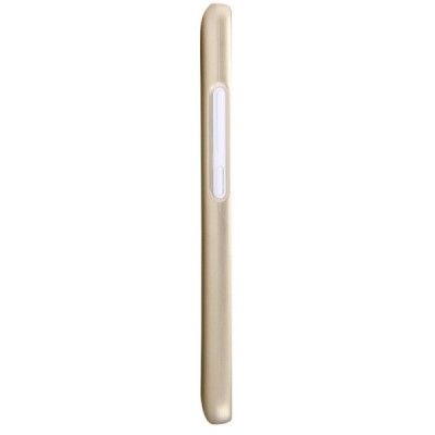 Meizu m2 note Nillkin Frosted Shield auksinis plastikinis dėklas + apsauginė ekrano plėvelė / Priedai.lt