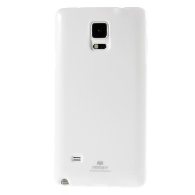 Samsung Galaxy Note 4 (N910) Mercury balts cieta silikona (TPU) apvalks / vacins.lv