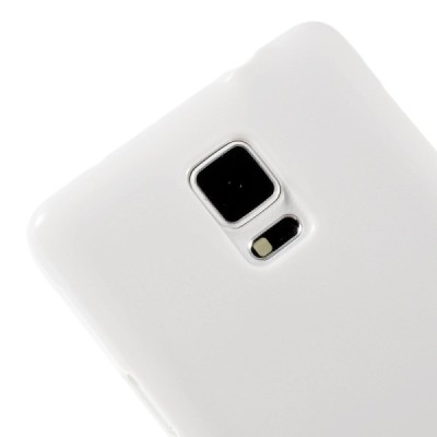 Samsung Galaxy Note 4 (N910) Mercury balts cieta silikona (TPU) apvalks / vacins.lv