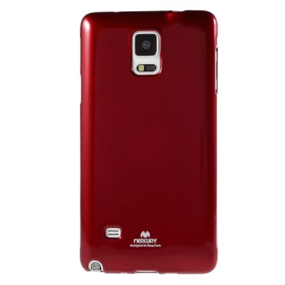 Samsung Galaxy Note 4 (N910) Mercury sarkans cieta silikona (TPU) apvalks / vacins.lv