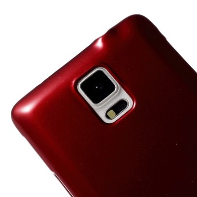 Samsung Galaxy Note 4 (N910) Mercury sarkans cieta silikona (TPU) apvalks / vacins.lv
