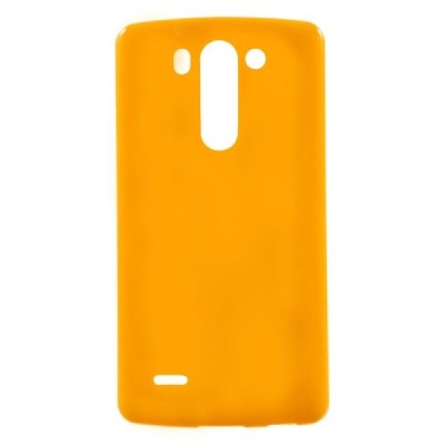 LG G3 S (Beat) D722 geltonas Mercury kieto silikono (TPU) dėklas / Priedai.lt