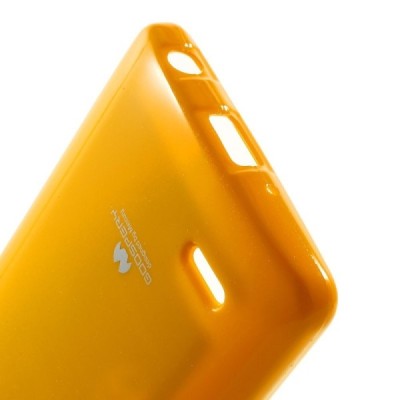 LG G3 S (Beat) D722 geltonas Mercury kieto silikono (TPU) dėklas / Priedai.lt
