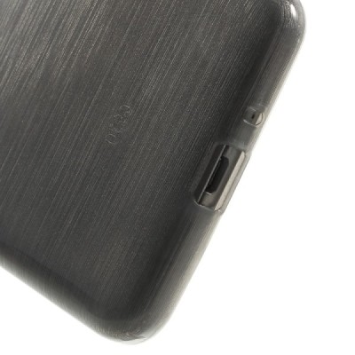 Samsung Galaxy Grand Prime (G350) skaidrus (permatomas) kieto silikono TPU pilkas dėklas - nugarėlė / Priedai.lt