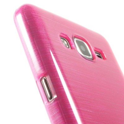 Samsung Galaxy Grand Prime (G350) dzidrs un matēts cieta silikona (TPU) rozs apvalks / Vacins.lv