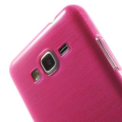 Samsung Galaxy Grand Prime (G350) dzidrs un matēts cieta silikona (TPU) rozs apvalks / Vacins.lv