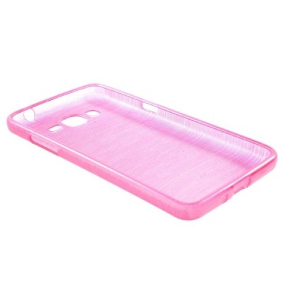 Samsung Galaxy Grand Prime (G350) dzidrs un matēts cieta silikona (TPU) rozs apvalks / Vacins.lv