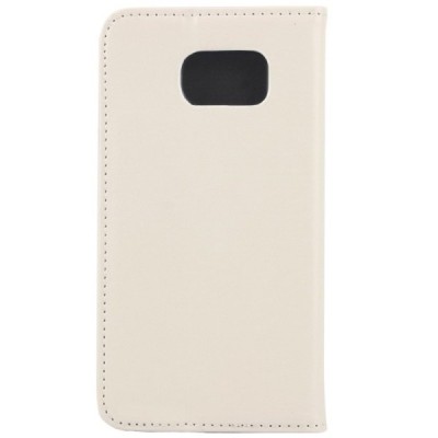 Samsung Galaxy S6 (G920) solīds atvēramais ādas smilšains maciņš / Vacins.lv