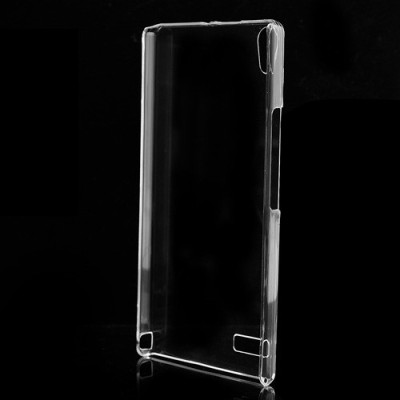 Huawei Ascend P6 plastmasas dzidrs (caurspīdīgs) futrālis / Vacins.lv