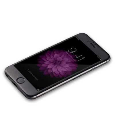 Apple iPhone 6 Plus Devia 9H Tempered Glass melns ekrāna aizsargstikls / Vacins.lv