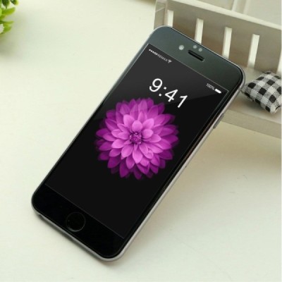 Apple iPhone 6 Plus Devia 9H Tempered Glass melns ekrāna aizsargstikls / Vacins.lv
