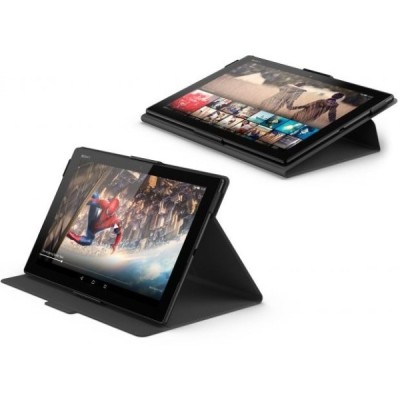 Sony Xperia Tablet Z4 origināls SCR32 atvēramais melns maciņš / Vacins.lv