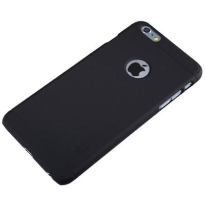 Apple iPhone 6 Plus (6s Plus) Nillkin Frosted Shield melns plastmasas futrālis / Vacins.lv