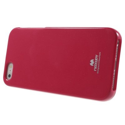 Apple iPhone 5 (5S) Mercury tumši rozs cieta silikona (TPU) apvalks / vacins.lv