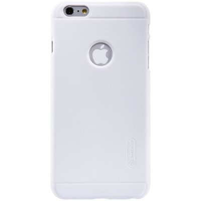 Apple iPhone 6 Plus (6s Plus) Nillkin Frosted Shield melns plastmasas apvalks + ekrāna aizsargplēve / Vacins.lv
