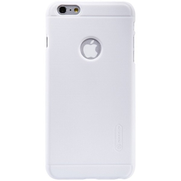 „Nillkin“ Frosted Shield dėklas - baltas + apsauginė ekrano plėvelė (iPhone 6 Plus / 6s Plus)