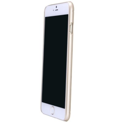 Nillkin Frosted Shield Apple iPhone 6 Plus (6s Plus) auksinis plastikinis dėklas + apsauginė ekrano plėvelė / Priedai.lt