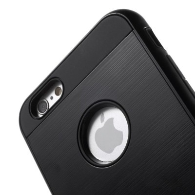 Pastiprinātas aizsardzības melns Apple iPhone 6 Plus (6s Plus) apvalks / Vacins.lv