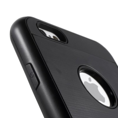 Pastiprinātas aizsardzības melns Apple iPhone 6 Plus (6s Plus) apvalks / Vacins.lv