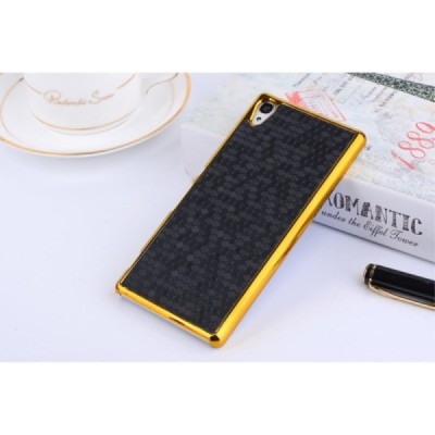 Sony Xperia Z3+ Pluss melns elegants porains apvalks / vacins.lv