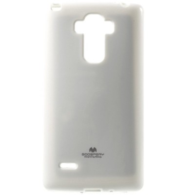 LG G4 Stylus (H635) Mercury baltas kieto silikono tpu dėklas - nugarėlė / Priedai.lt
