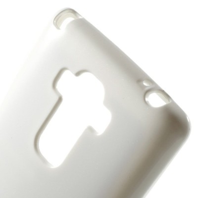LG G4 Stylus (H635) Mercury balts cieta silikona (TPU) apvalks / vacins.lv