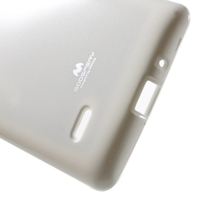 LG G4 Stylus (H635) Mercury balts cieta silikona (TPU) apvalks / vacins.lv