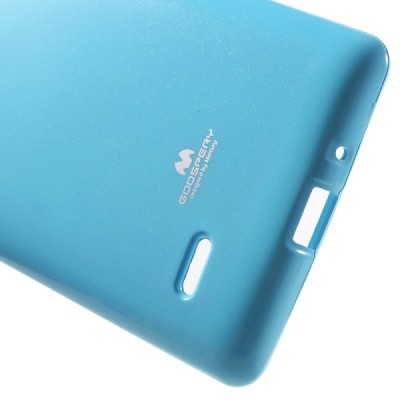 LG G4 Stylus (H635) Mercury gaiši zils cieta silikona (TPU) apvalks / vacins.lv