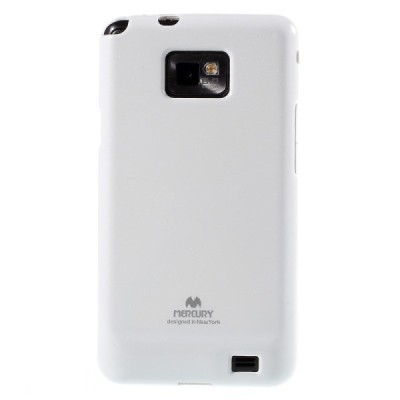 Samsung Galaxy S2 Mercury balts cieta silikona (TPU) apvalks / vacins.lv