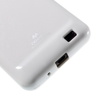 Samsung Galaxy S2 Mercury balts cieta silikona (TPU) apvalks / vacins.lv