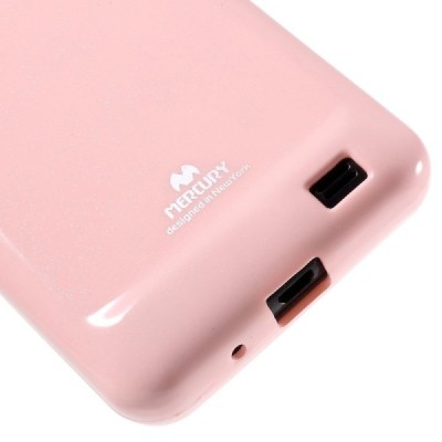 Samsung Galaxy S2 Mercury rožinis kieto silikono tpu dėklas - nugarėlė / Priedai.lt