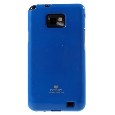 Samsung Galaxy S2 Mercury zils cieta silikona (TPU) apvalks / vacins.lv