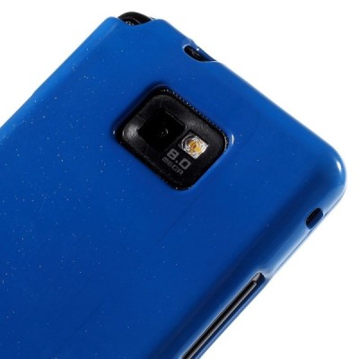 Samsung Galaxy S2 Mercury zils cieta silikona (TPU) apvalks / vacins.lv
