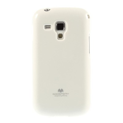 Samsung Galaxy S Duos 2 S7582, S Duos S7562, Trend S7560, Trend Plus S7580 Mercury balts cieta silikona (TPU) apvalks / vacins.l
