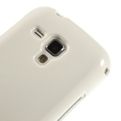 Samsung Galaxy S Duos 2 S7582, S Duos S7562, Trend S7560, Trend Plus S7580 Mercury balts cieta silikona (TPU) apvalks / vacins.l