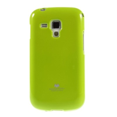 Samsung Galaxy S Duos 2 S7582, S Duos S7562, Trend S7560, Trend Plus S7580 Mercury zaļš cieta silikona (TPU) apvalks / Vacins.lv