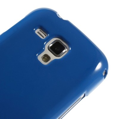 Samsung Galaxy S Duos 2 S7582, S Duos S7562, Trend S7560, Trend Plus S7580 mėlynas Mercury kieto silikono (TPU) dėklas / Priedai