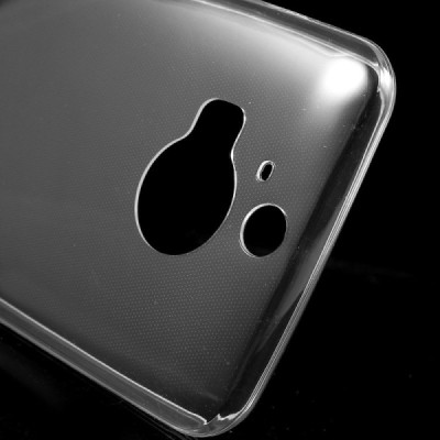 HTC One M9+ Plus dzidrs (caurspīdīgs) cieta silikona TPU pasaulē planākais apvalks / Vacins.lv