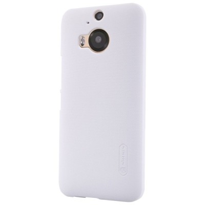HTC One M9+ Plus Nillkin Frosted Shield balts plastmasas apvalks + ekrāna aizsargplēve / Vacins.lv