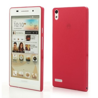 Huawei Ascend P6 pasaulē planākais sarkans futrālis / Vacins.lv