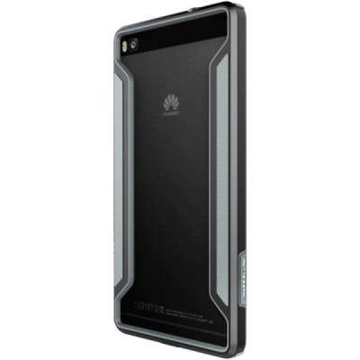 Huawei P8 Nillkin Slim rėmelis (kraštų apvadas, bamperis) - juodas / Priedai.lt