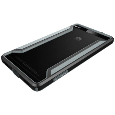 Huawei P8 Nillkin Slim rėmelis (kraštų apvadas, bamperis) - juodas / Priedai.lt