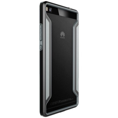 Huawei P8 Nillkin Slim rėmelis (kraštų apvadas, bamperis) - juodas / Priedai.lt